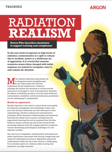 Cover to radiation realism