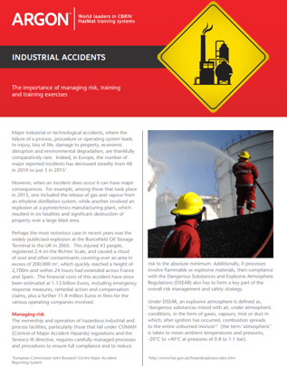 Managing Risks Editorial