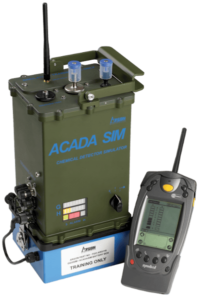 ACADA-SIM chemical hazard detection simulator