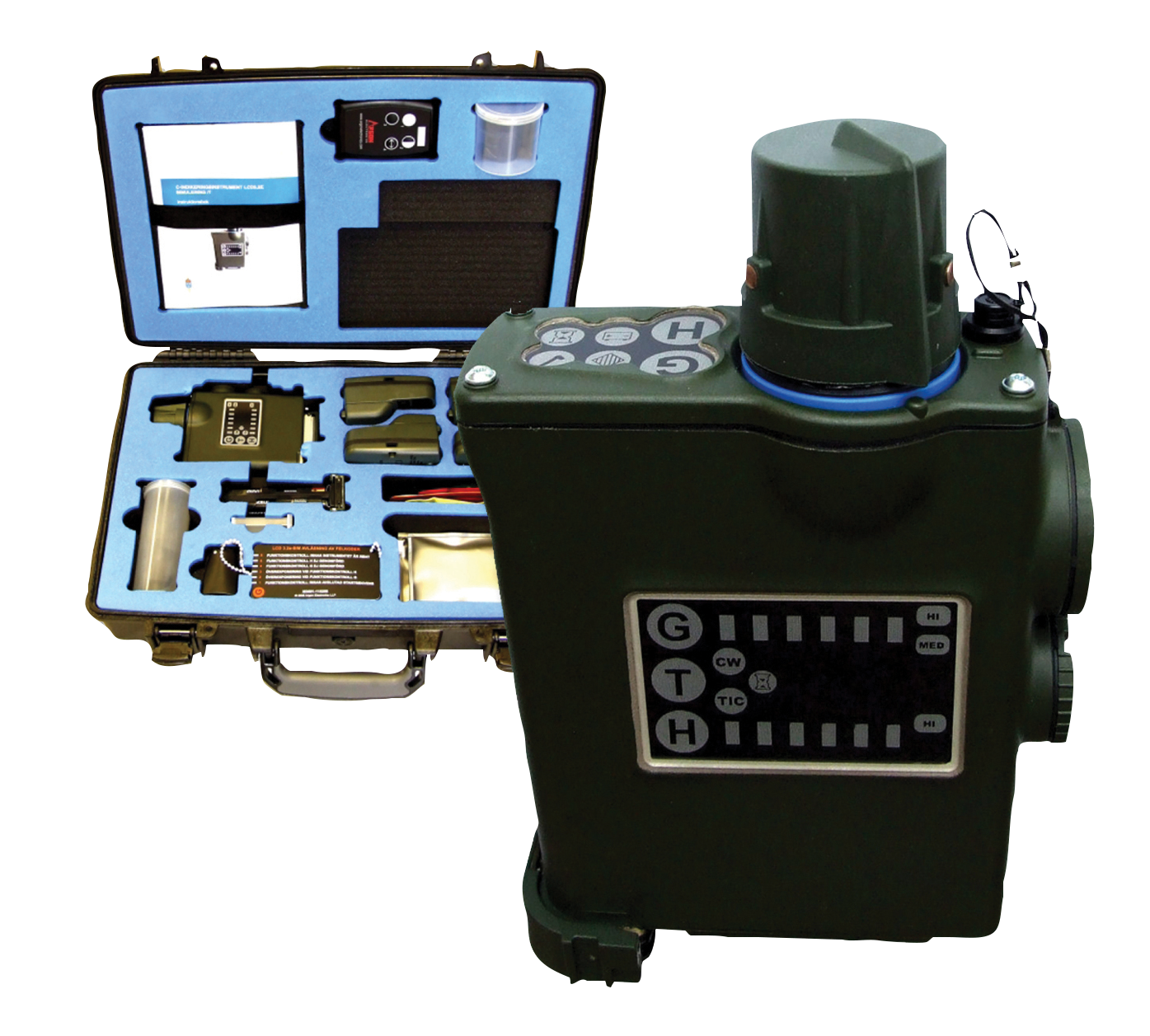 JCAD-M4 chemical hazard detection simulator