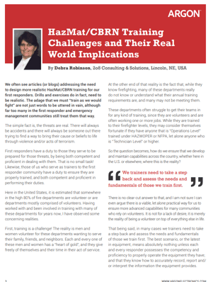 Real World Challenges editorial