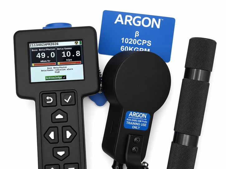 SABG probe with RFID tag source