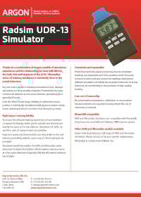 UDR 13 Product Sheet