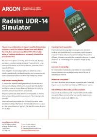 UDR 14 Product Sheet