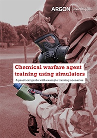 Chemical warfare agent training using simulators