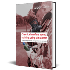 ebook cover chemical warfare agent training using simulators