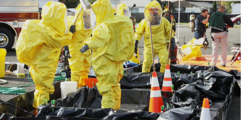 The role of personal protective equipment in realistic hazmat training