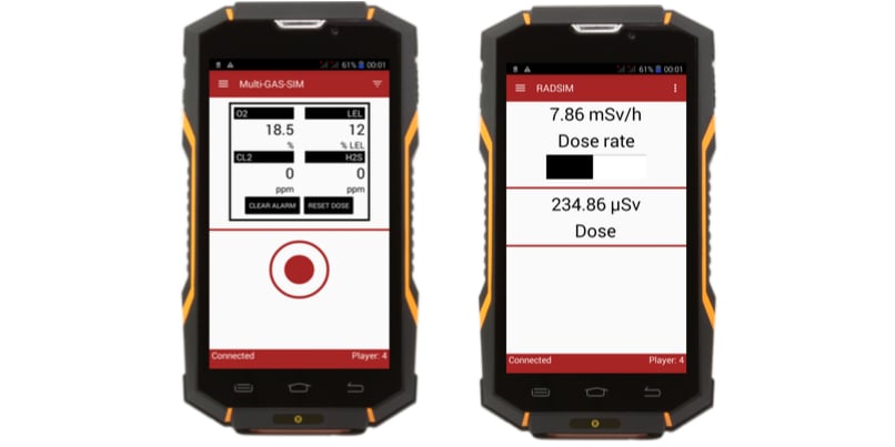 The benefits of an app-based simulation system for CBRNe training