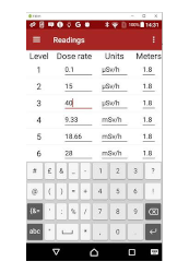 RadSim source app image for gamma radiation simulation training