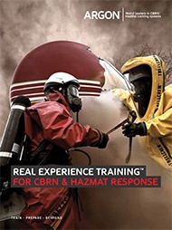 Argon first responder CBRN HazMat simulation brochure