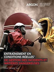 Entraînement en conditions réelles™ de gestion des incidents et matières da