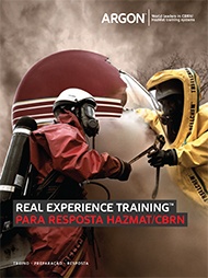 Real experience training™ para resposta HazMat/CBRN