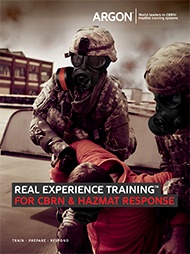 Argon military CBRN HazMat simulator brochure