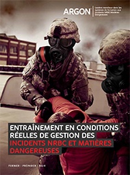 Entraînement en conditions réelles de gestion des incidents nrbc et matières dangereuses