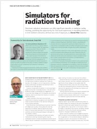 Simulators for radiation training